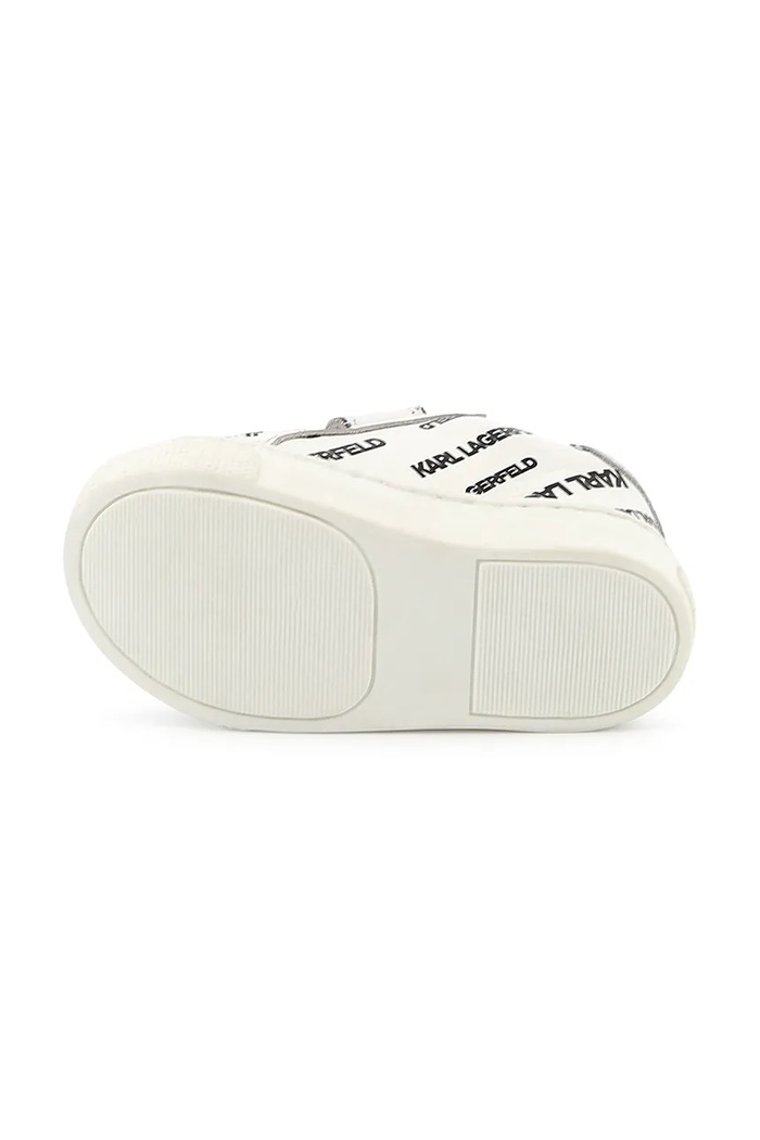 Бебешки кожени обувки Karl Lagerfeld Z30542.28.30 бял