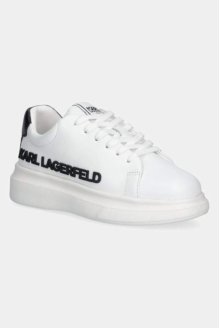 Karl Lagerfeld sneakersy skórzane dziecięce niska biały Z30381.30.35