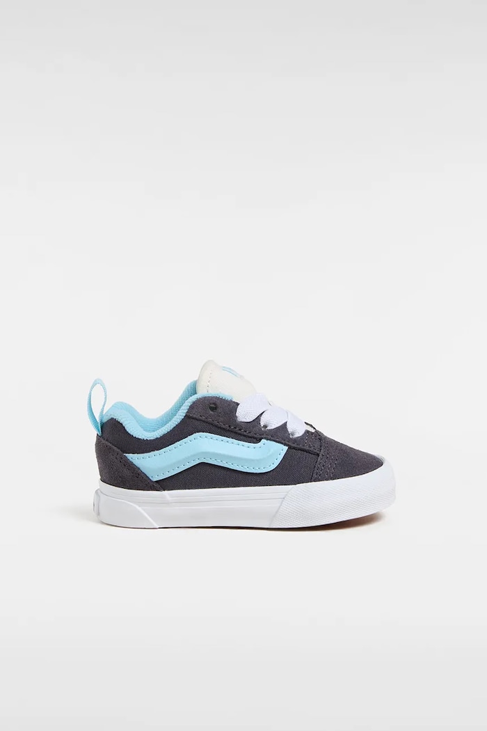Детски ниски кецове Vans Knu Skool велур сив VN000D0KY311
