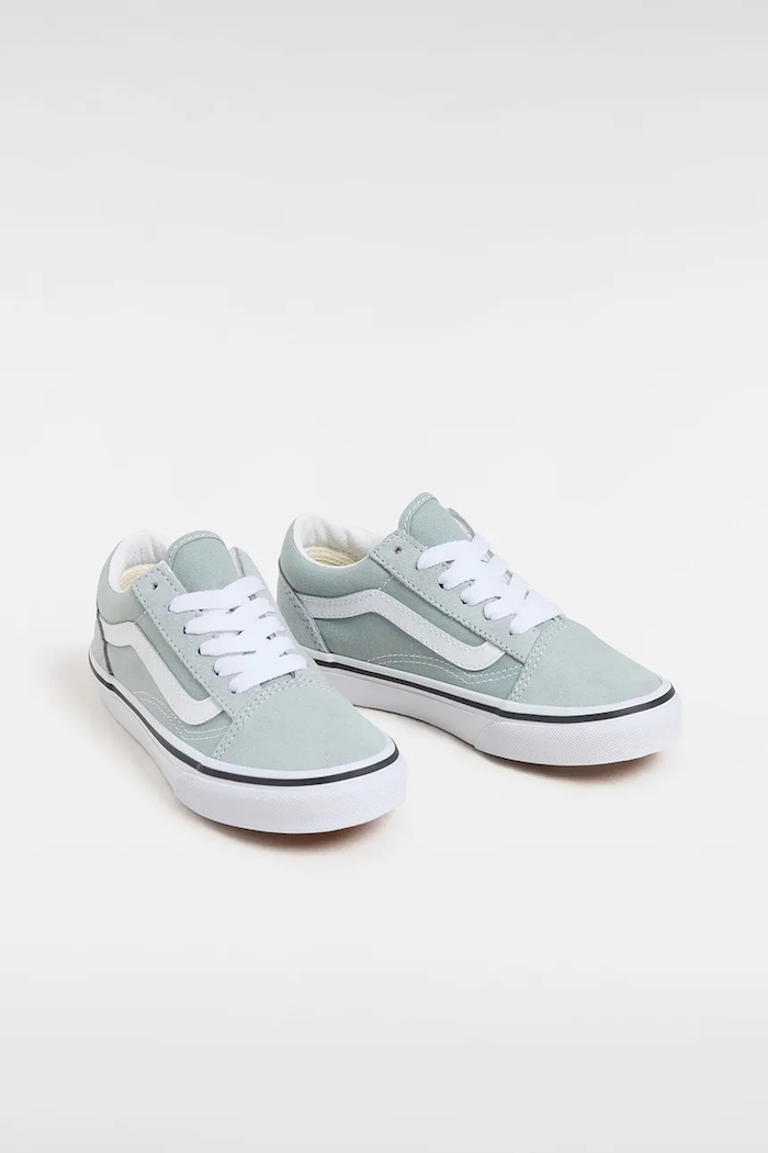 Детски ниски кецове Vans Old Skool VN000CYVEPO1 сив SS25