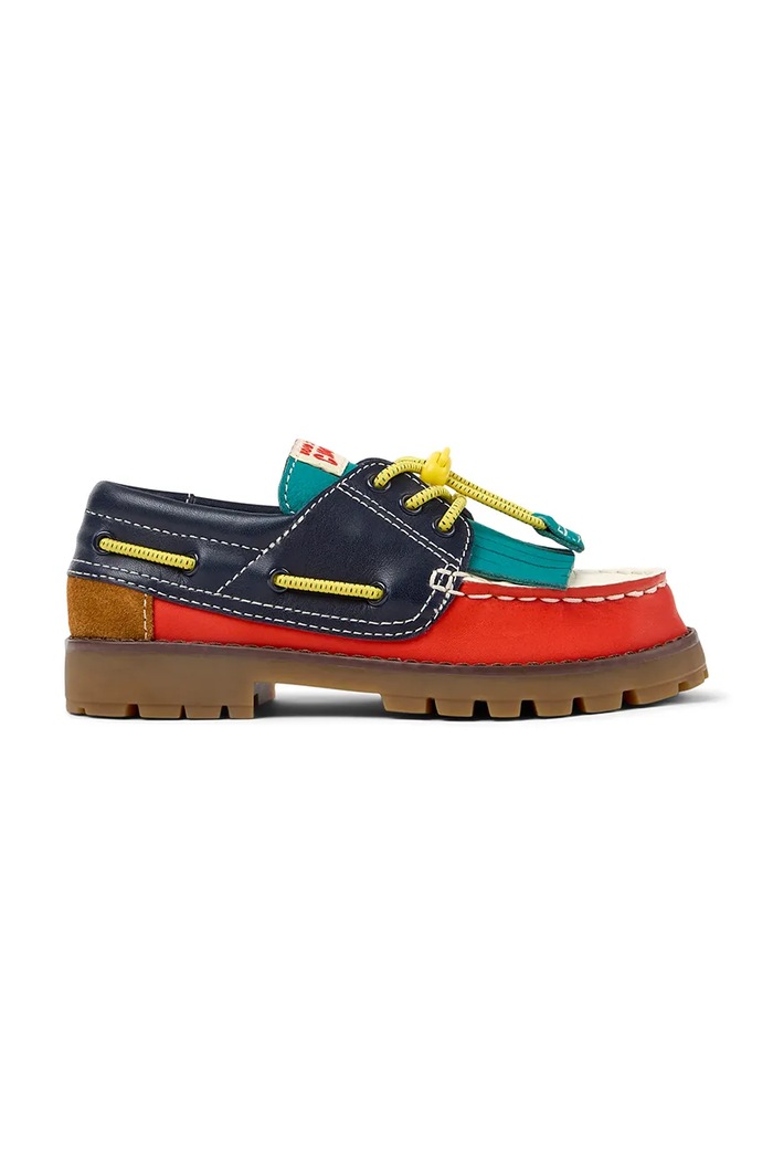 Camper mokasyny skórzane dziecięce by Bobo Choses Planet friendly multicolor K800642