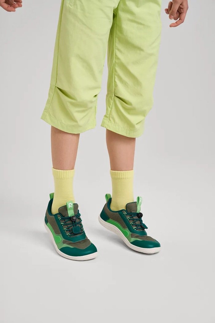 Dětské sneakers boty Reima Tallustelu textilní zelená 5400137B.PPYA