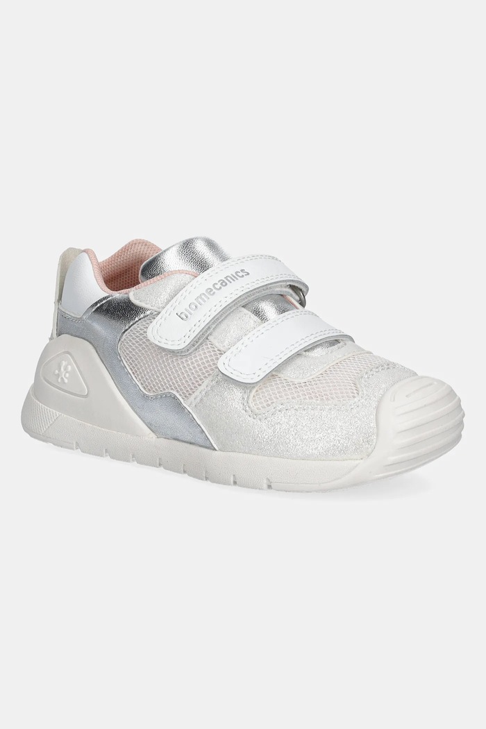 Biomecanics sneakersy dziecięce skóra zamszowa biały 252120