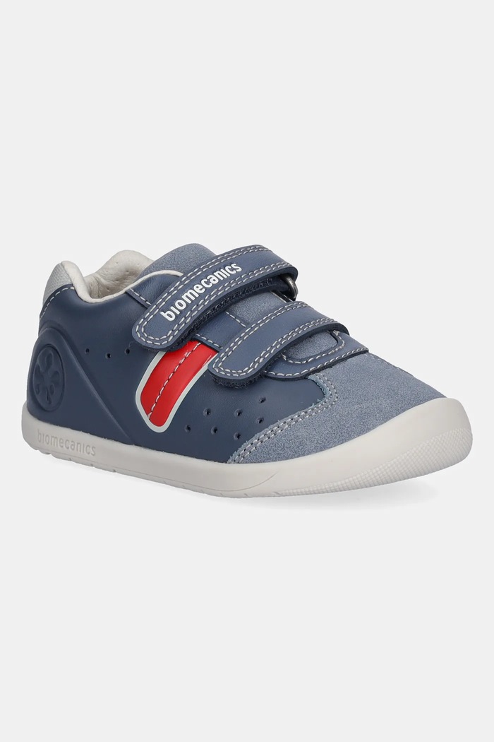 Biomecanics Dětské kožené sneakers boty Biomecanics modrá 252162.19.23