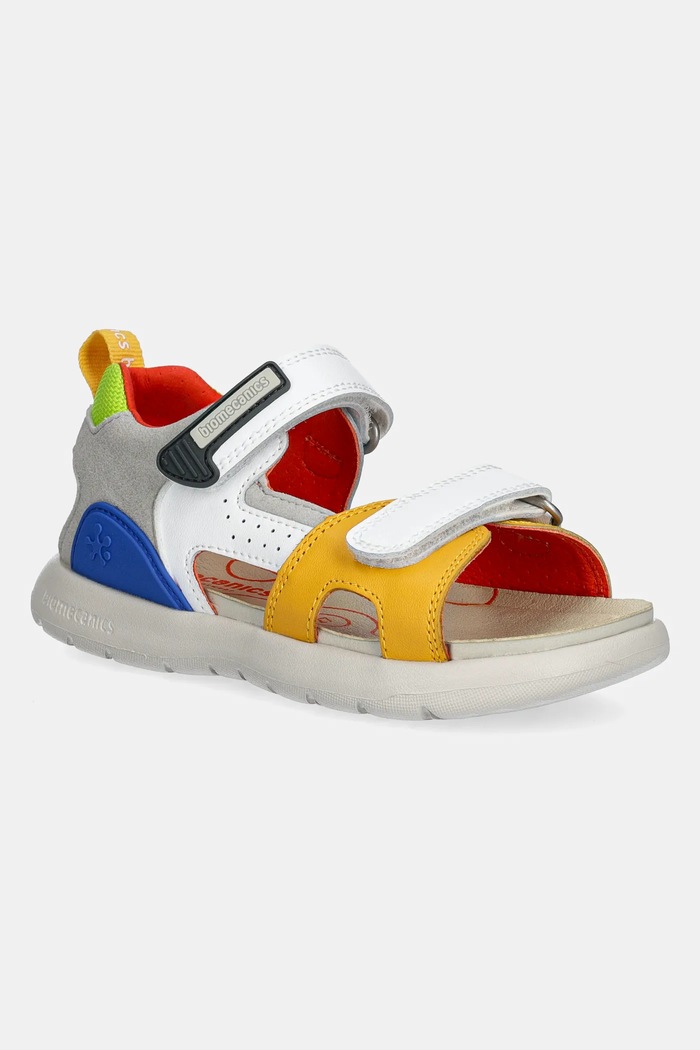 Biomecanics sandale copii piele întoarsă multicolor 252218.24.27