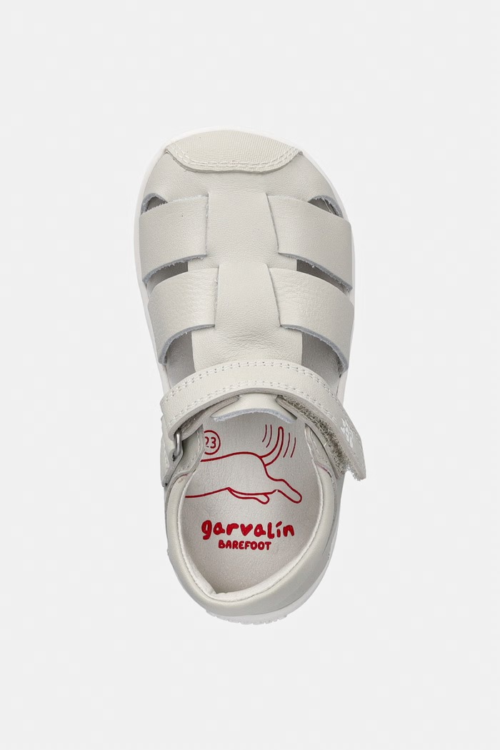 Garvalin sandale din piele pentru copii bej 252326.19.23