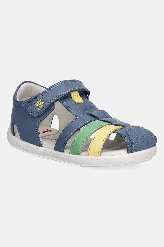 Garvalin sandale de piele sintetic albastru 252332.24.26