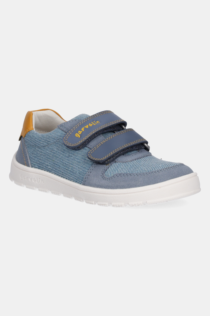 Garvalin sneakers pentru copii piele întoarsă albastru 252501.28.34