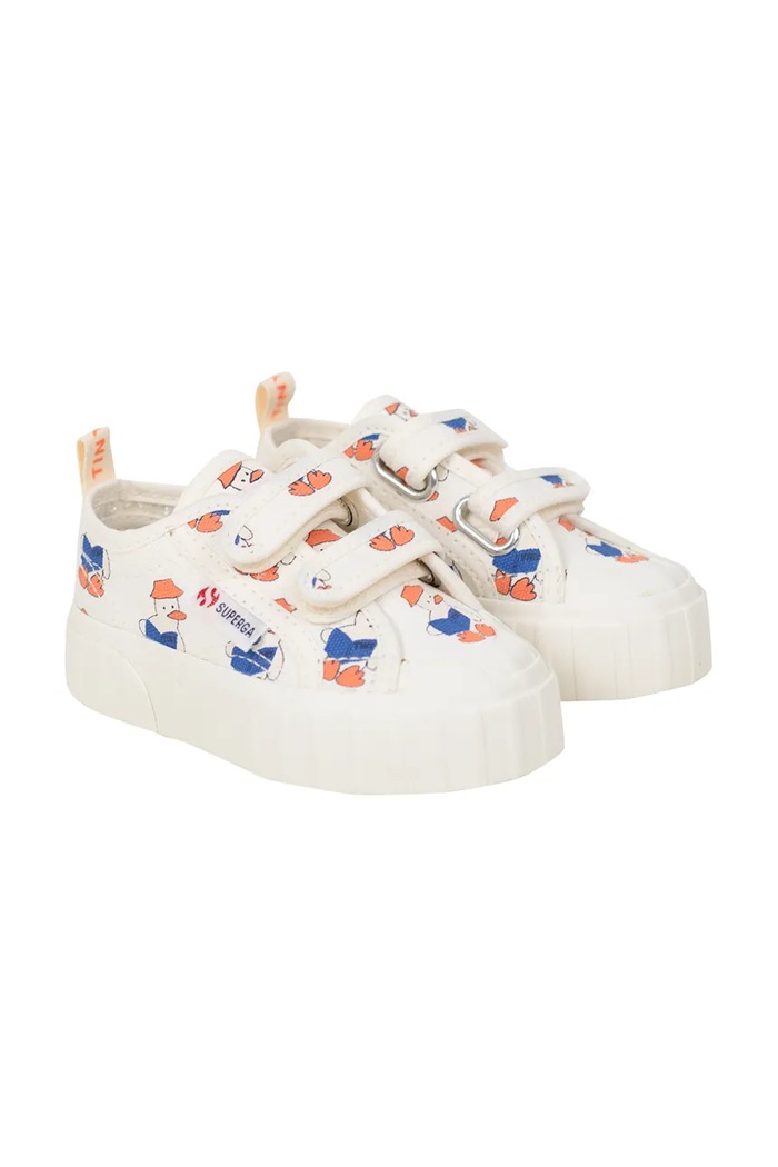 Tinycottons tenisówki dziecięce READERS SNEAKERS X SUPERGA SS25.913 beżowy SS25