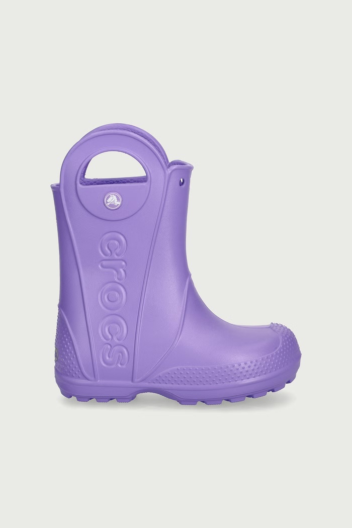 Crocs Kalosze dziecięce HANDLE IT RAIN BOOT KIDS 211052.CROCS.HANDLE.IT. fioletowy AW25