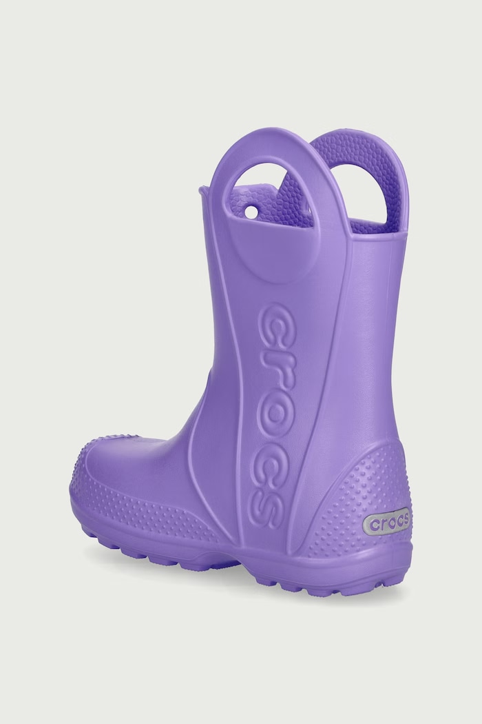 Chłopiec Crocs Kalosze dziecięce HANDLE IT RAIN BOOT KIDS 211052.CROCS.HANDLE.IT. fioletowy
