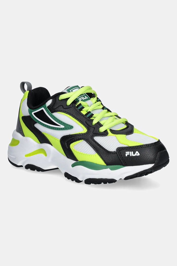 Detské tenisky Fila CR-CW02 RAY TRACER imitácia kože zelená FFK0042.K