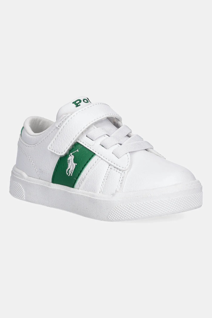 Sneakers boty Polo Ralph Lauren FRAZIER PS textilní zelená RL01977110
