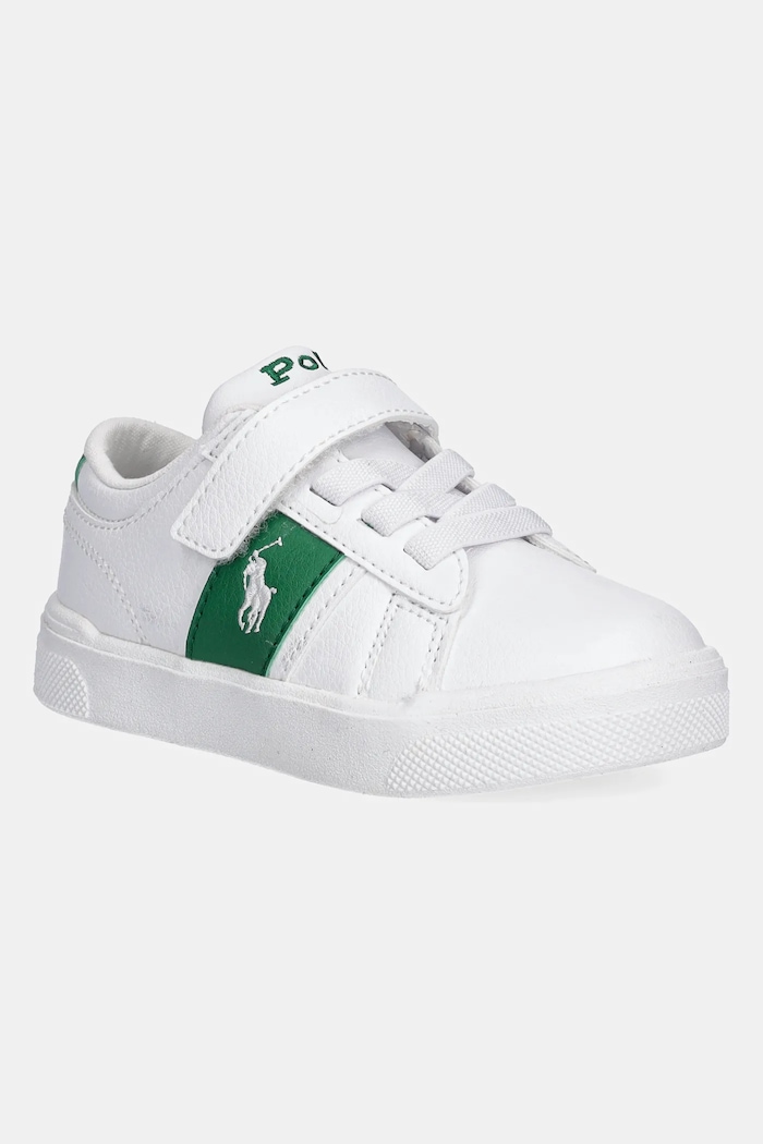 Sneakers boty Polo Ralph Lauren FRAZIER PS textilní zelená RL01977110