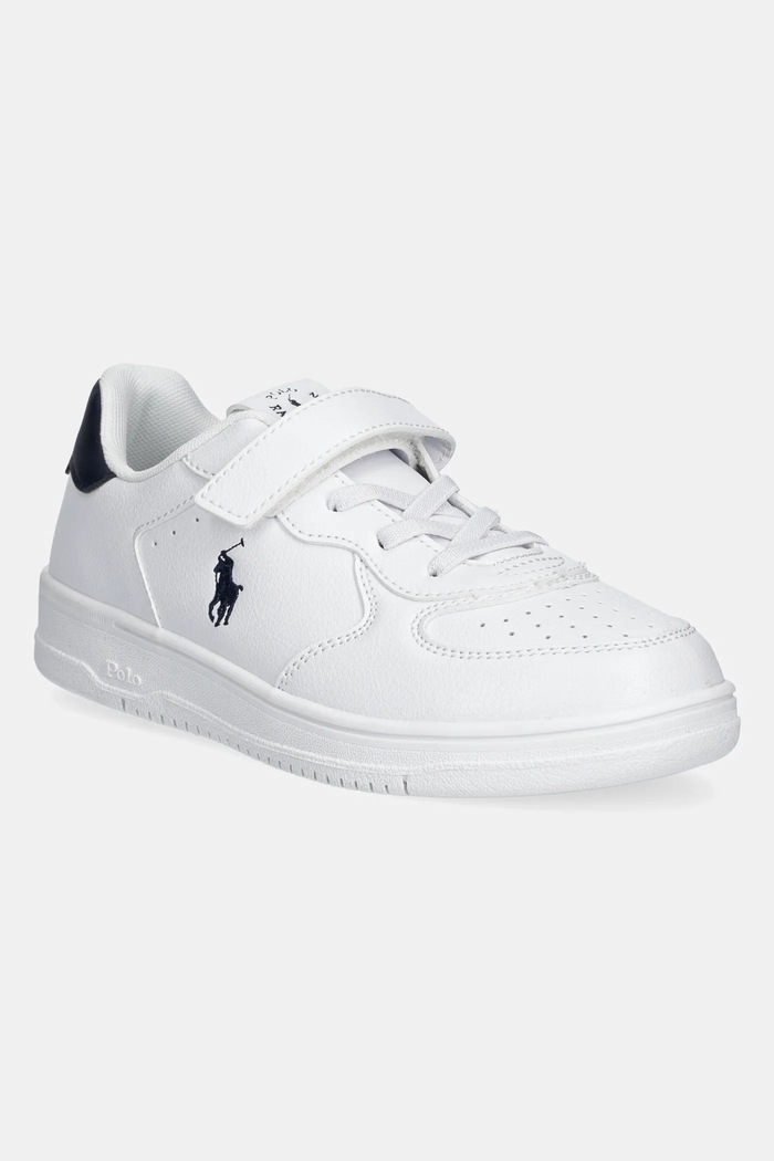 Sneakers boty Polo Ralph Lauren MASTERS COURT PS textilní bílá RL02438102