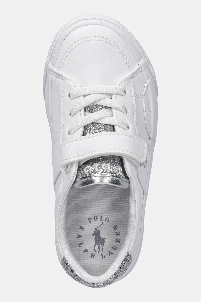 Detské tenisky Polo Ralph Lauren RYLEY PS strieborná RL02066100