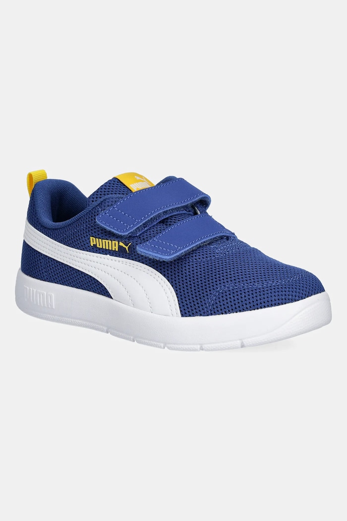 Puma sneakersy dziecięce Courtflex V3 Mesh PS syntetyczny niebieski 398085.K