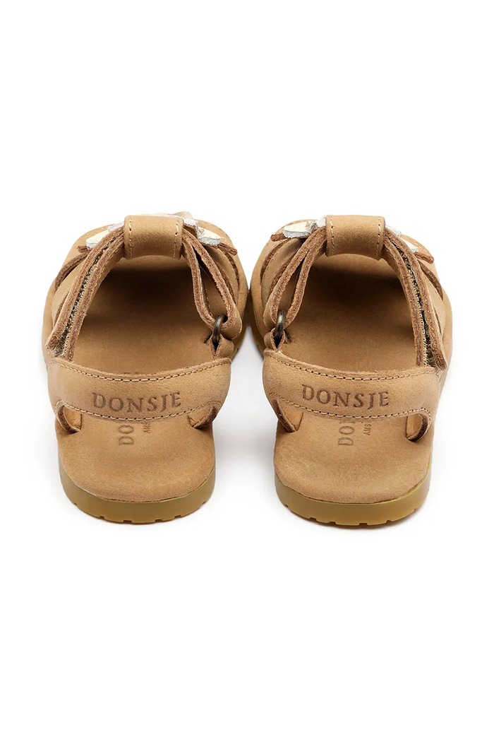 Παιδικά δερμάτινα σανδάλια Donsje Hilley Sandals Groom καφέ 1501602