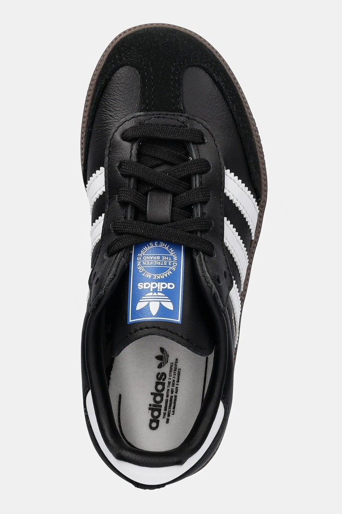 Kožne tenisice adidas Originals SAMBA OG crna IE3678