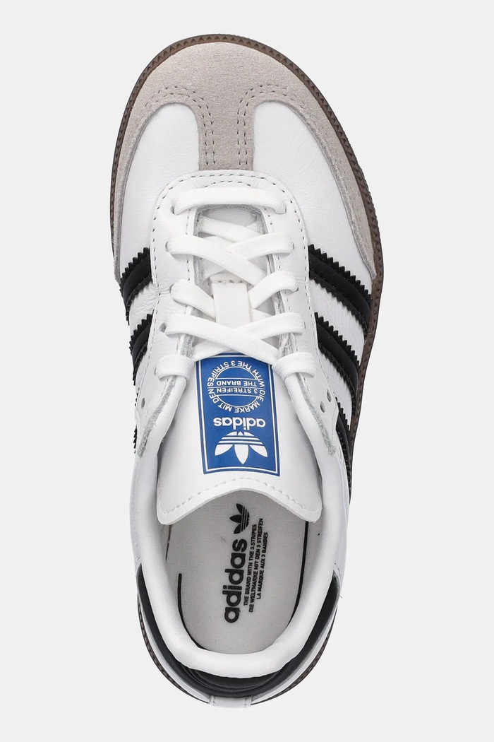 Kožené sneakers boty adidas Originals SAMBA OG bílá IE3677