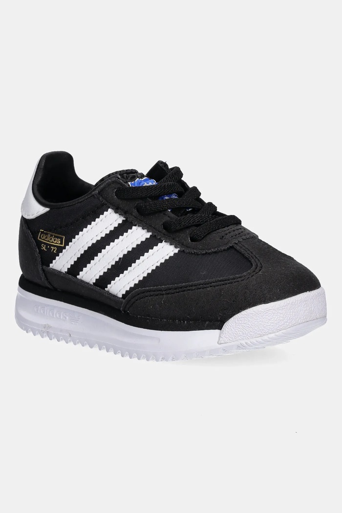 adidas Originals gyerek sportcipő SL 72 RS művelúr fekete IH2978