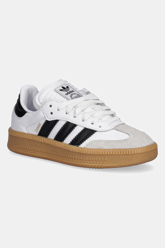 Детски маратонки adidas Originals SAMBA XLG гладка кожа бял JH6516