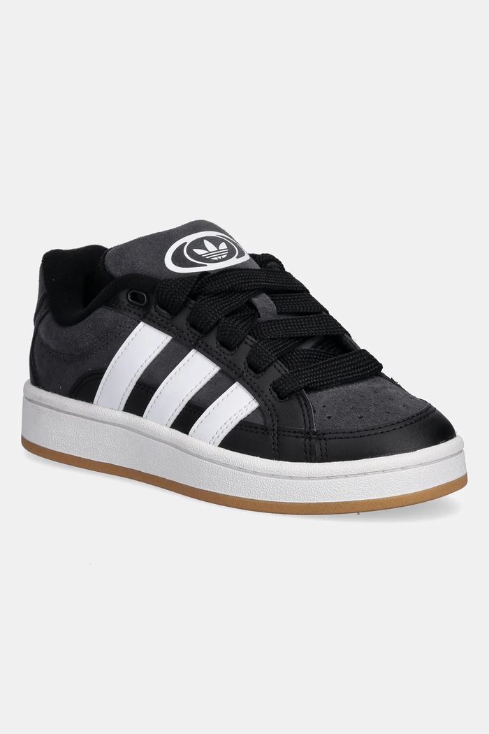 Детски маратонки adidas Originals CAMPUS 00s BETA гладка кожа черен JH7837