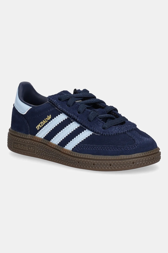 Dječje tenisice od brušene kože adidas Originals HANDBALL SPEZIAL imitacija zrnate kože mornarsko plava JI2899
