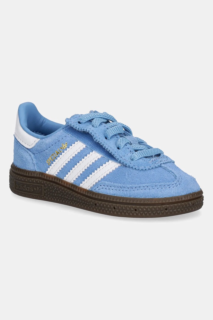 adidas Originals sneakersy zamszowe dziecięce HANDBALL SPEZIAL imitacja skóry licowej niebieski JI2900