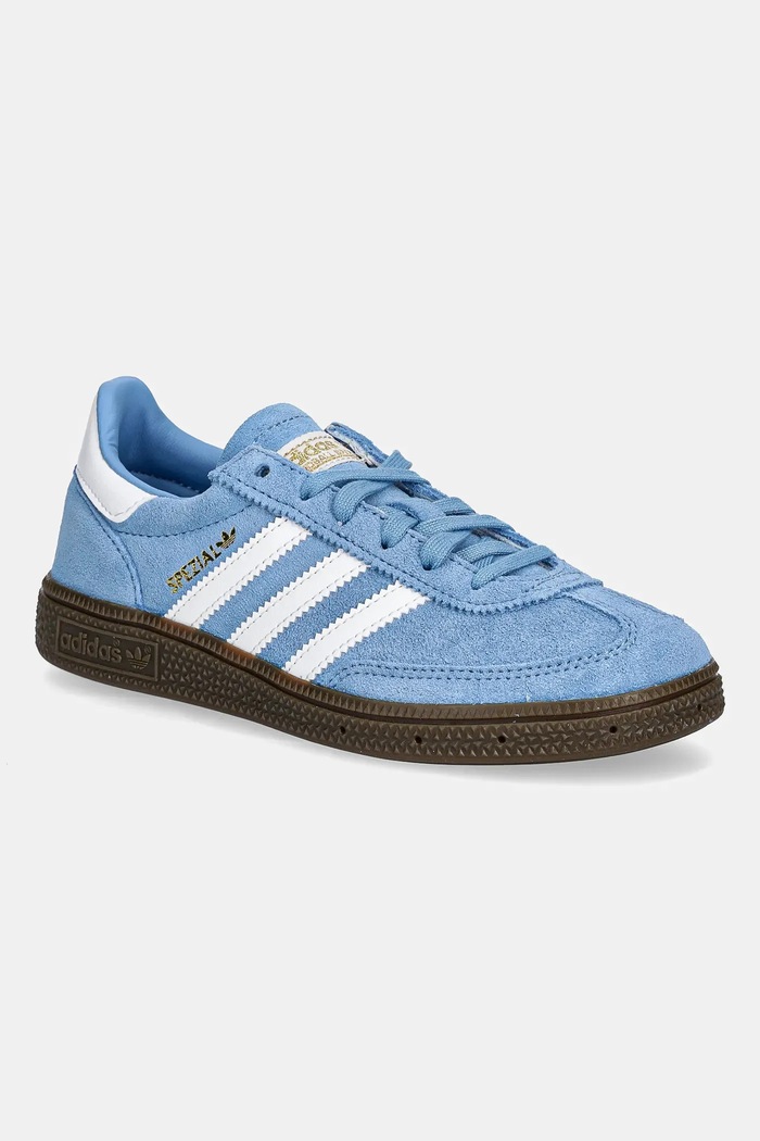 Dječje tenisice od brušene kože adidas Originals HANDBALL SPEZIAL imitacija zrnate kože plava JI2896