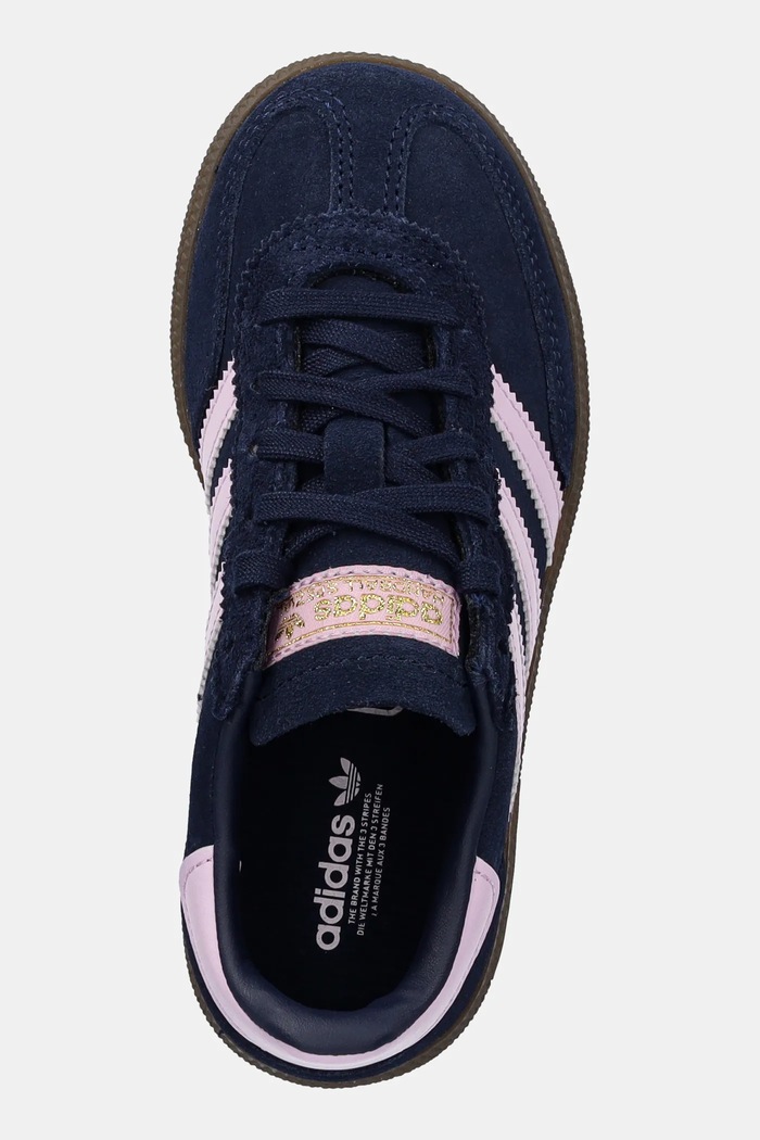 Sneakersy zamszowe HANDBALL SPEZIAL adidas Originals JI2897 granatowy