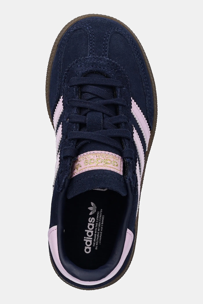 Sneakersy zamszowe HANDBALL SPEZIAL adidas Originals JI2897 granatowy