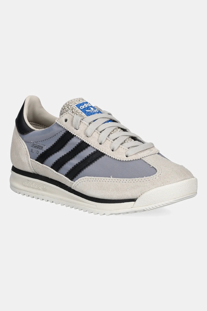 Dječje tenisice adidas Originals SL 72 RS brušena koža siva JH5672