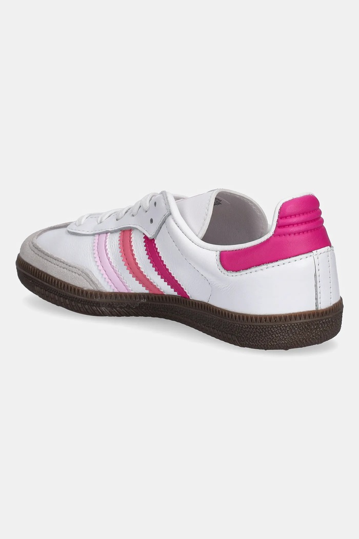 Chłopiec adidas Originals sneakersy skórzane dziecięce SAMBA OG JP5494 różowy