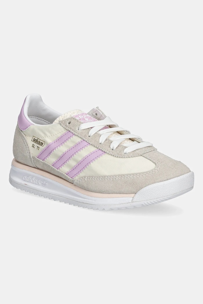 Detské tenisky adidas Originals SL 72 RS semišová koža béžová JP9659
