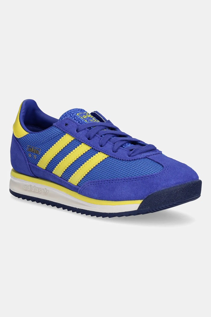 Detské tenisky adidas Originals SL 72 RS semišová koža modrá JH9967