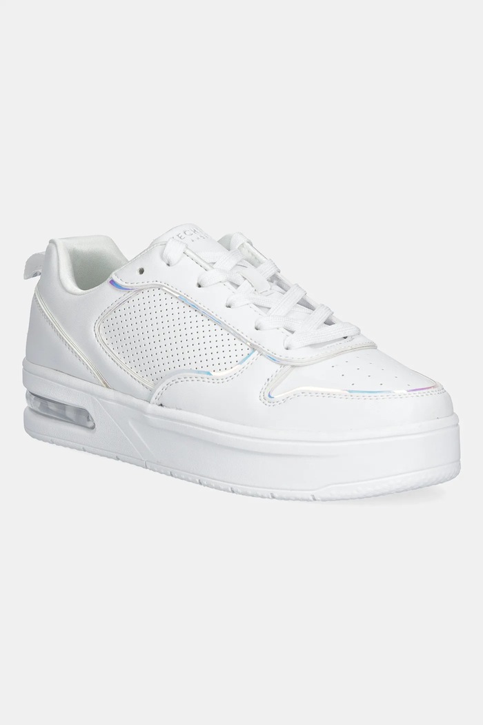Skechers sneakersy dziecięce COURT HI-AIR imitacja skóry licowej biały 310211L