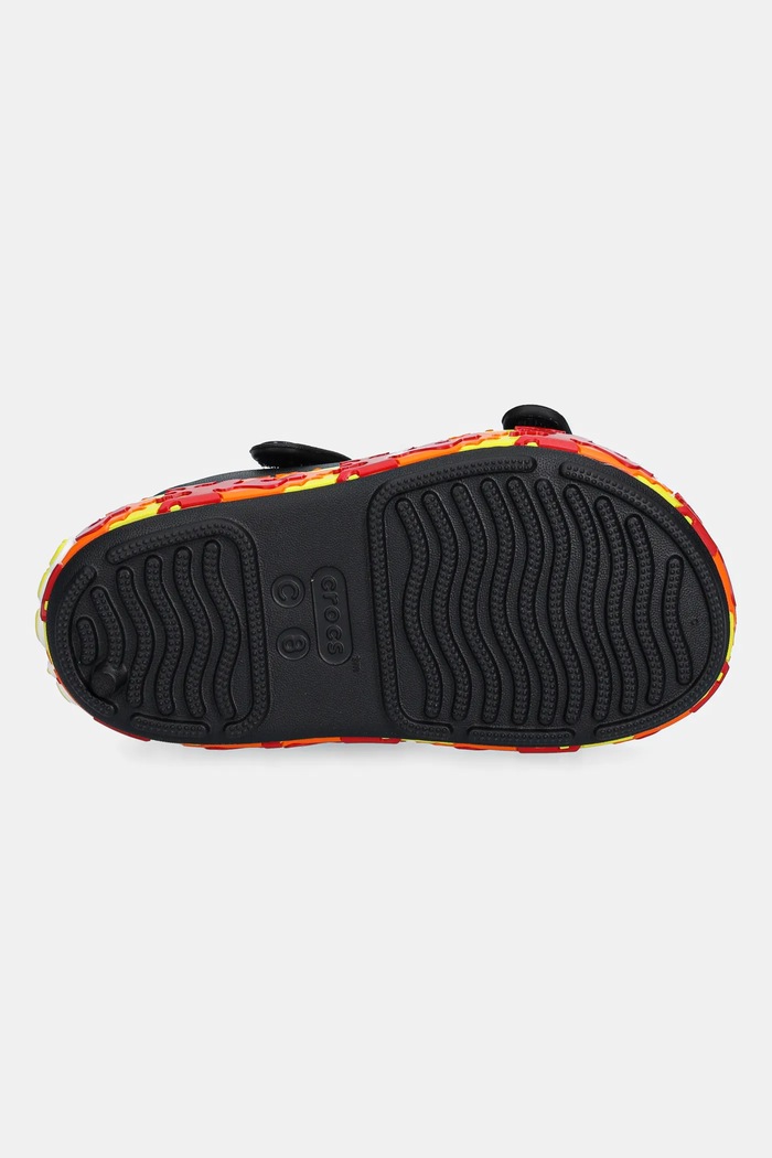 Dětské sandály Crocs CROCBAND FLAMES SANDAL T 211269.CROCS.CROCBAND.F černá
