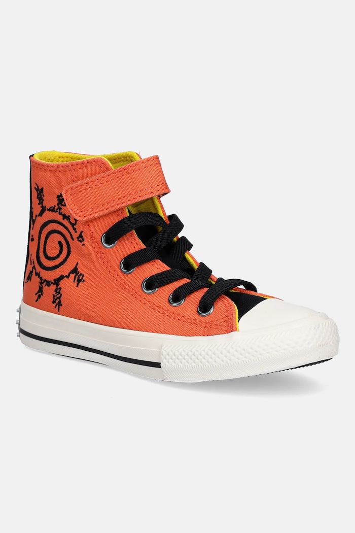 Dětské tenisky Converse CTAS 1V HI X NARUTO Postavičky z pohádek oranžová A14840C