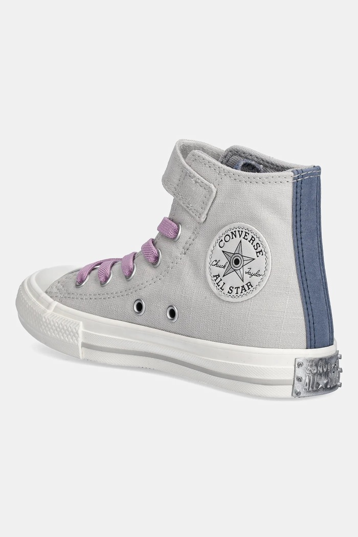 CHLAPEC Dětské tenisky Converse CTAS 1V HI X NARUTO A16146C šedá