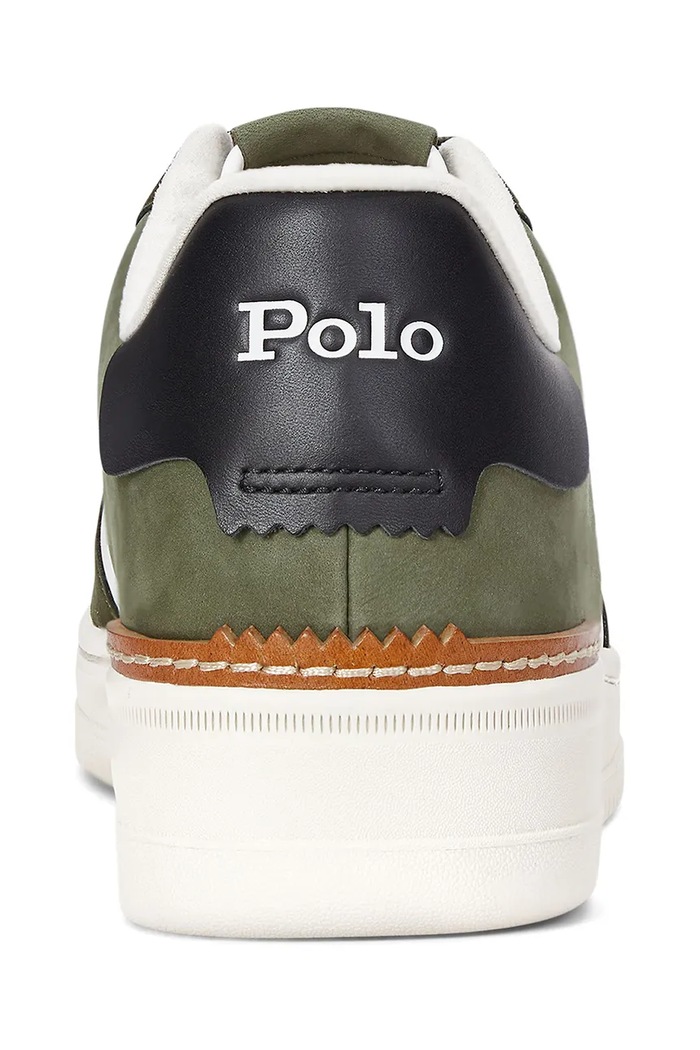 Cipők Polo Ralph Lauren bőr sportcipő Masters Crt 809955690002.101 zöld