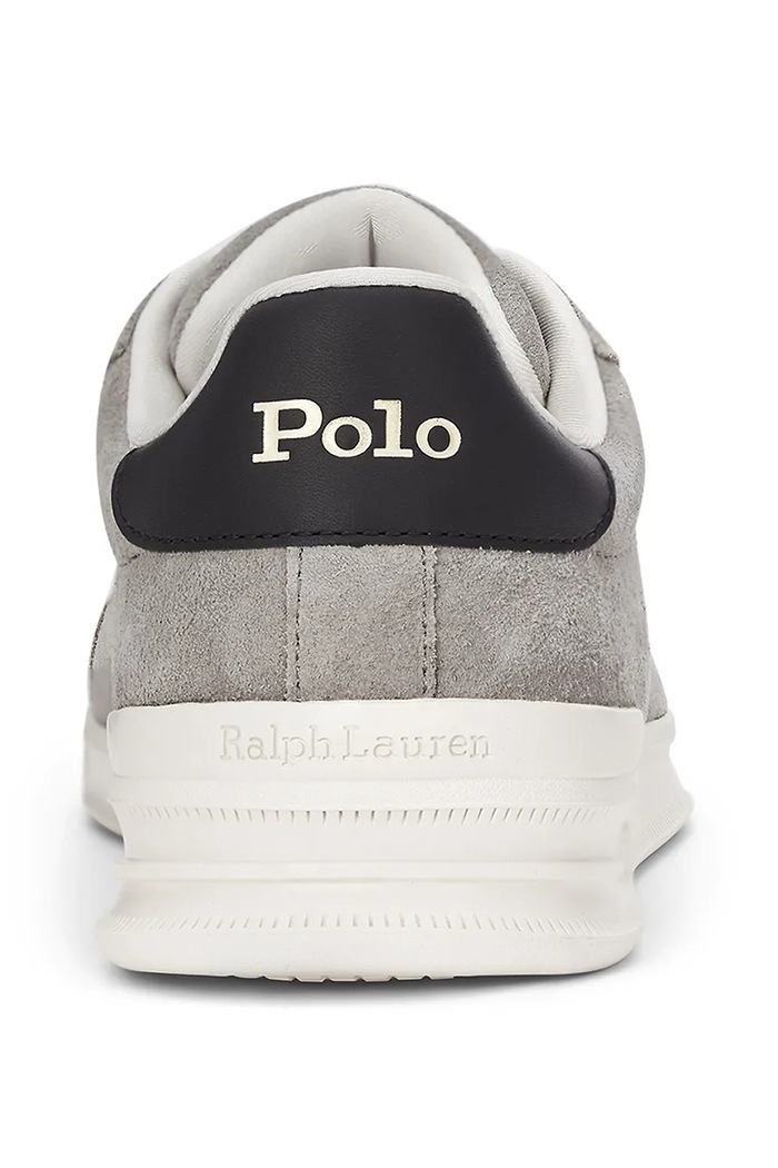 Obuwie Polo Ralph Lauren sneakersy zamszowe Hrt Crt II 809955691002.020 szary