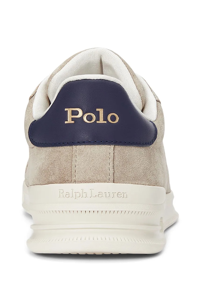 Cipők Polo Ralph Lauren velúr sportcipő Hrt Crt Ii 809955691003 bézs