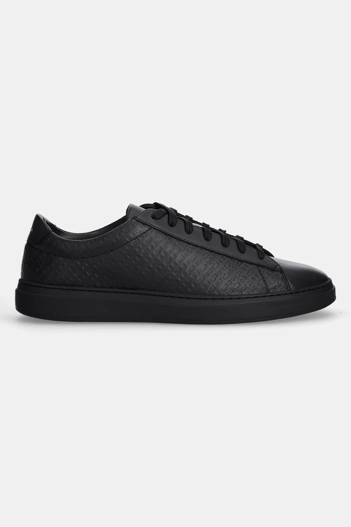 BOSS Sneakersy skórzane Kieran 50536507.005 czarny SS25