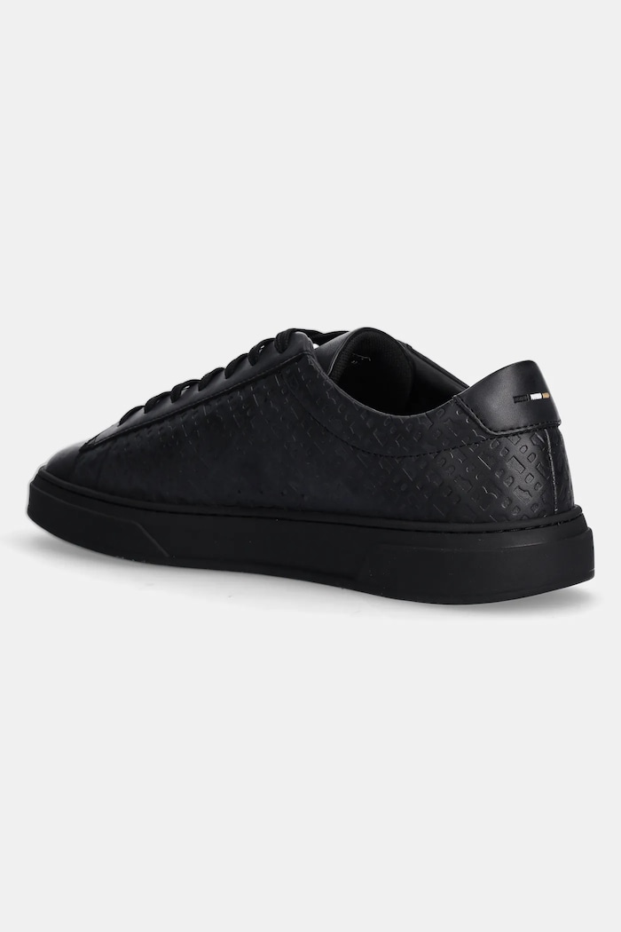 Obuwie BOSS Sneakersy skórzane Kieran 50536507.005 czarny