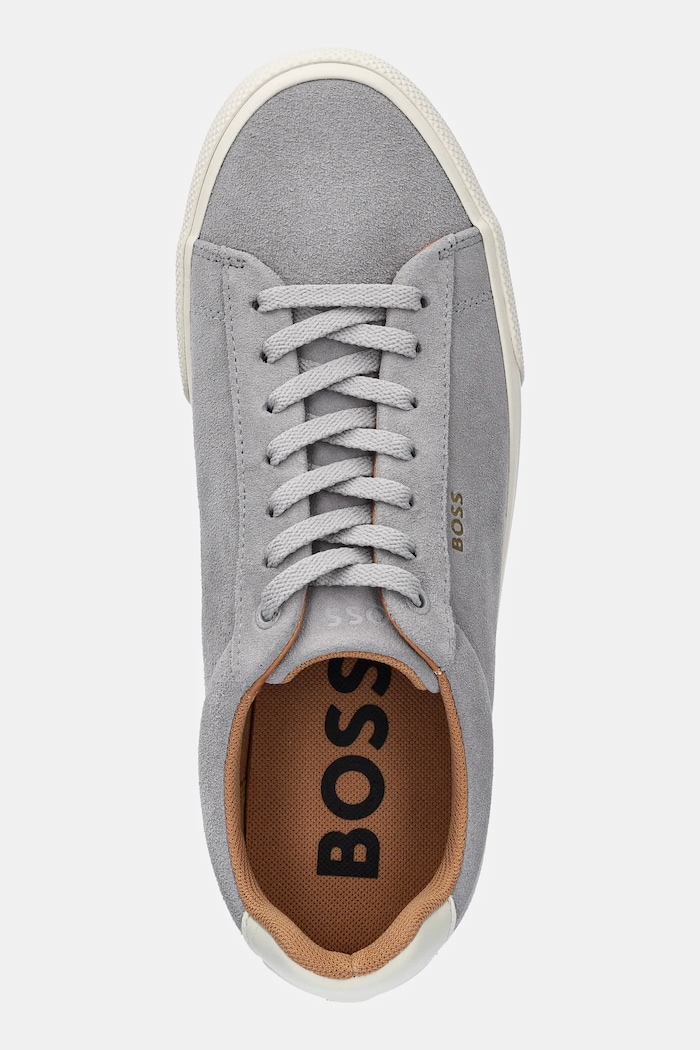 BOSS sneakersy zamszowe Aiden szary 50536521.072