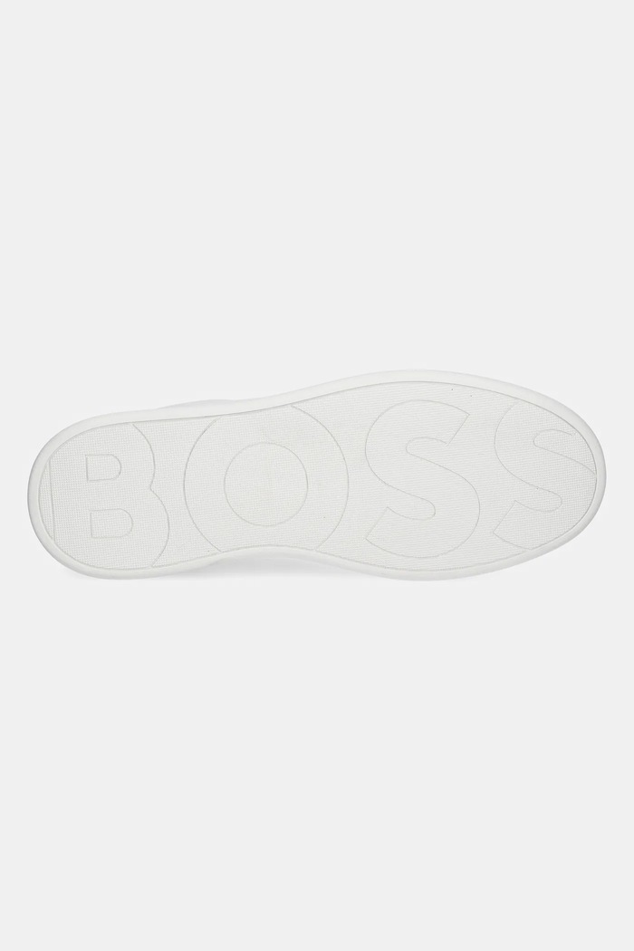 Kožené tenisky BOSS Clint 50542538.140 biela