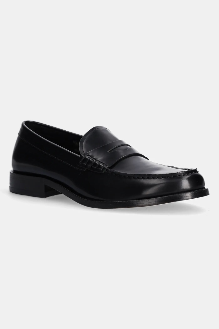 BOSS mocasini de piele Limber piele negru 50536162.001