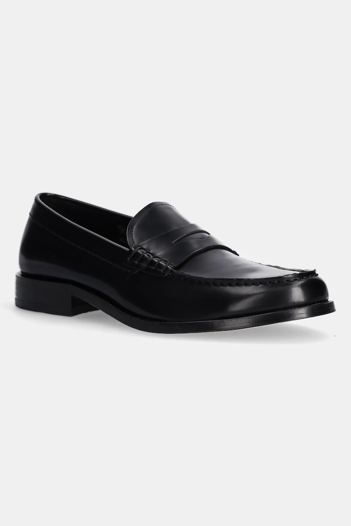 BOSS mocasini de piele Limber piele negru 50536162.001