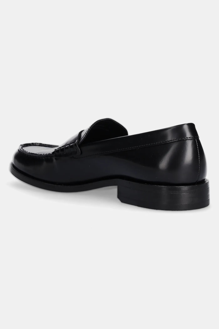 Încălțăminte BOSS mocasini de piele Limber 50536162.001 negru